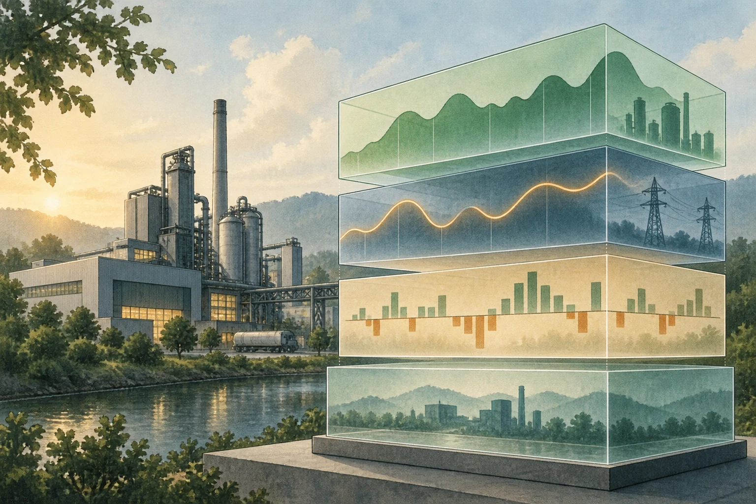 Verbrauch, Preisverlauf und Abweichungen bilden die Ebenen eines Energiebudgets