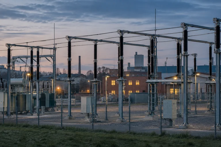 Schaltanlage am Industriegebiet